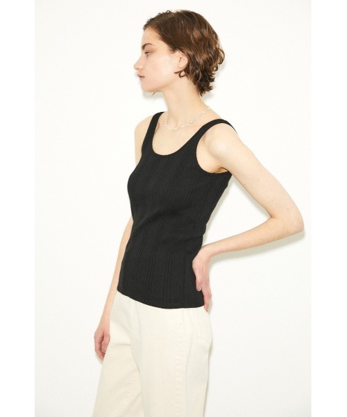 THROW by SLY（スローバイスライ）の「THROW VARIOUS TANK SET タンクセット（タンクトップ・レディース・ホワイト/ブラック/バーガンディー・FREE）」の12枚目の写真