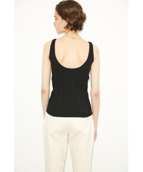 THROW by SLY（スローバイスライ）の「THROW VARIOUS TANK SET タンクセット（タンクトップ・レディース・ホワイト/ブラック/バーガンディー・FREE）」の9枚目の写真