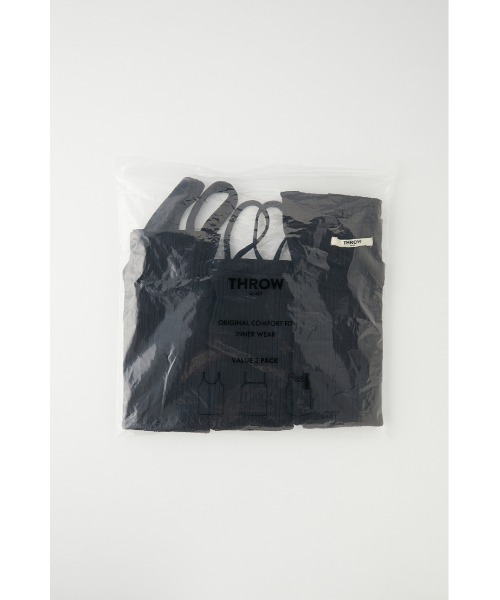 THROW by SLY（スローバイスライ）の「THROW VARIOUS TANK SET タンクセット（タンクトップ・レディース・ホワイト/ブラック/バーガンディー・FREE）」の7枚目の写真