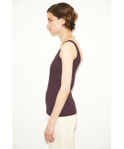 THROW by SLY（スローバイスライ）の「THROW VARIOUS TANK SET タンクセット（タンクトップ・レディース・ホワイト/ブラック/バーガンディー・FREE）」の13枚目の写真
