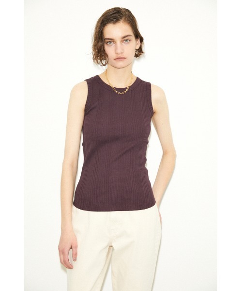 THROW by SLY（スローバイスライ）の「THROW VARIOUS TANK SET タンクセット（タンクトップ・レディース・ホワイト/ブラック/バーガンディー・FREE）」の17枚目の写真