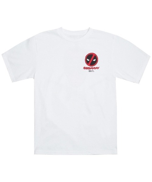 BAIT（ベイト）の「BAIT×DEADPOOL RATATAT TEE 235-DDP-TEE-002（Tシャツ/カットソー・メンズ・ホワイト/ブラック・M/L/XL/XXL/S）」の3枚目の写真