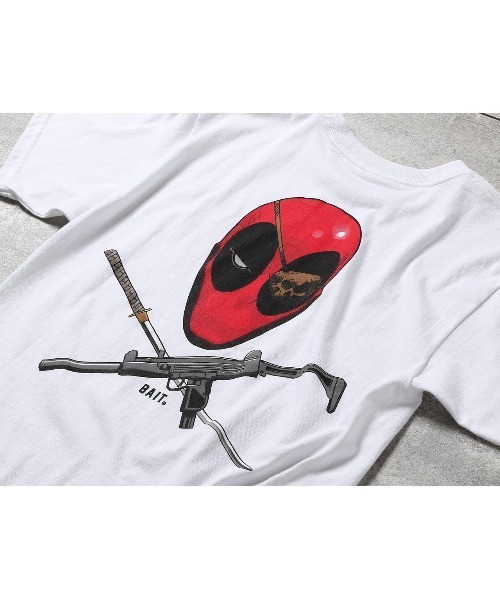 BAIT（ベイト）の「BAIT×DEADPOOL RATATAT TEE 235-DDP-TEE-002（Tシャツ/カットソー・メンズ・ホワイト/ブラック・M/L/XL/XXL/S）」の9枚目の写真