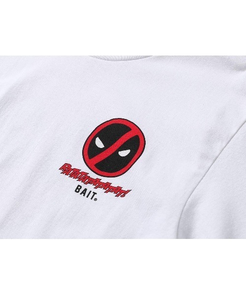 BAIT（ベイト）の「BAIT×DEADPOOL RATATAT TEE 235-DDP-TEE-002（Tシャツ/カットソー・メンズ・ホワイト/ブラック・M/L/XL/XXL/S）」の10枚目の写真