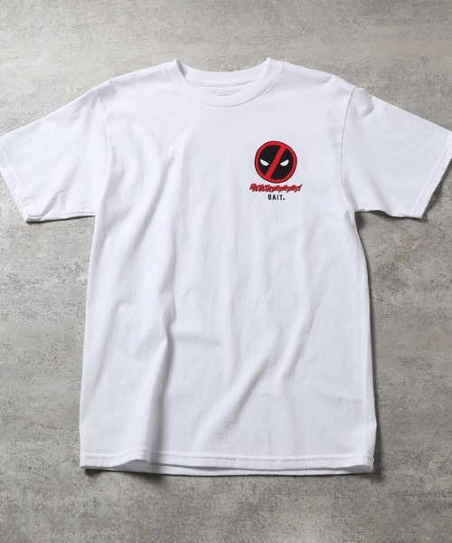 BAIT（ベイト）の「BAIT×DEADPOOL RATATAT TEE 235-DDP-TEE-002（Tシャツ/カットソー・メンズ・ホワイト/ブラック・M/L/XL/XXL/S）」の8枚目の写真