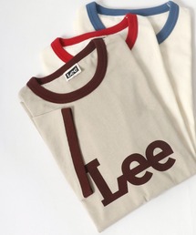 Lee（リー）の「Lee◆フロントロゴプリントリンガーTシャツ（Tシャツ/カットソー・メンズ）」