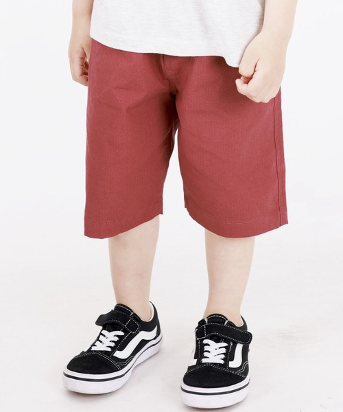 DILASH(ディラッシュ)の「ストレッチリップストップハーフパンツ 5分丈(その他パンツ・キッズ・ベージュ/レッド/カーキ/ブルー・150/130/100/140/110/80/120/90)」の4枚目の写真