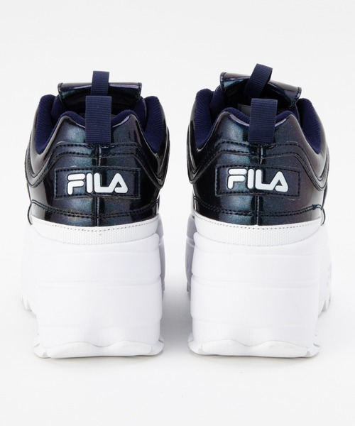 FILA（フィラ）の「FILA/フィラ　スニーカー　ディスラプター２ウェッジ　ギャラクティック　超厚底スニーカー　6㎝　F0528-0421（スニーカー・レディース・ブラック×ブラック・24.5cm/24.0cm/23.0cm/25.0cm/23.5cm）」の9枚目の写真