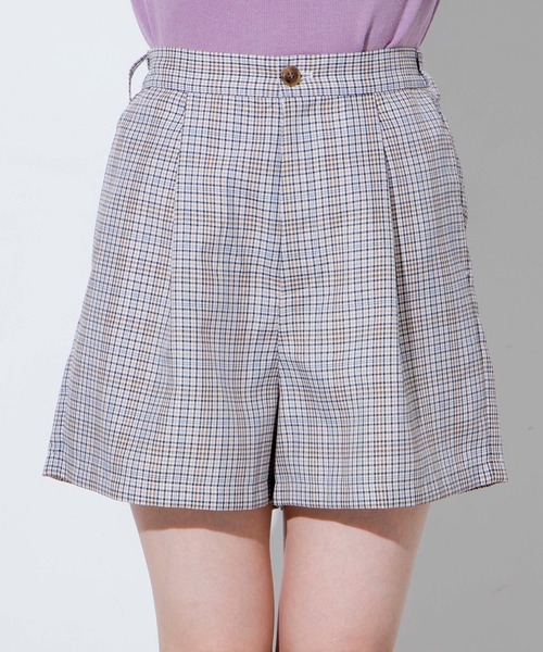 WEGO（ウィゴー）の「WEGO/リネンライクタックショートパンツ（その他パンツ・レディース・アイボリー/ピンク/ベージュ系その他2/グリーン/ベージュ系その他3・MEDIUM/SMALL）」の17枚目の写真