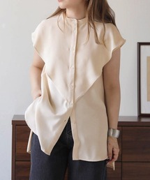 Bab | 【WEB限定】ノースリーブラッフルブラウス(シャツ/ブラウス)