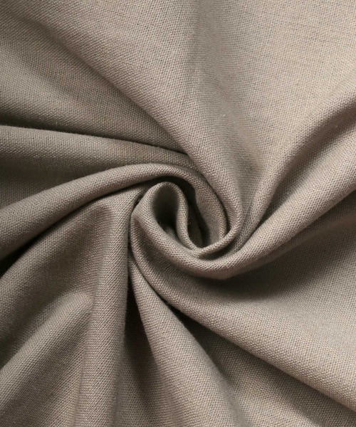 SITRY（シトリー）の「麻混 ドロップショルダーキーネック＆ワイドバルーン クロップド セットアップ/ワンマイルウェア（その他ルームウェア・メンズ・ブラック/ベージュ/ブラウン/ブルーグレー・M/L）」の7枚目の写真