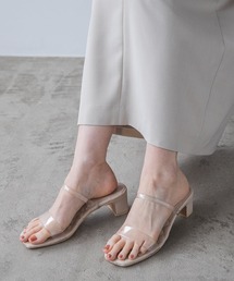 キルティングクリアサンダル 954024