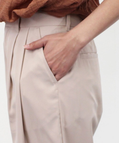 STYLEBLOCK(スタイルブロック)の「ツイルカラーストレートパンツ(その他パンツ・レディース・ブラウン/ライトベージュ/レッド/グリーン/ネイビー・M)」の10枚目の写真