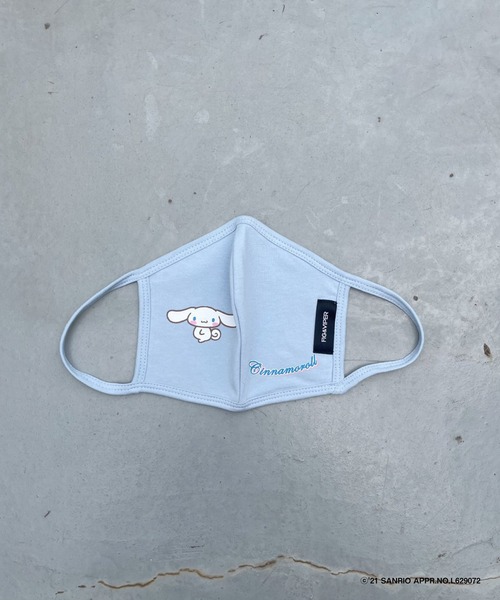 FIG&VIPER（フィグアンドバイパー）の「シナモロールフェイスマスク（マスク・レディース・ホワイト/ライトブルー/ベージュ・FREE）」の3枚目の写真