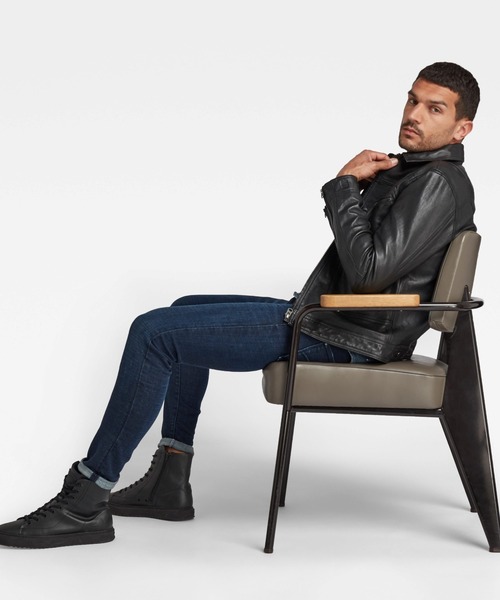 G-STAR RAW（ジースターロゥ）の「FLIGHT LEATHER JACKET/レザー