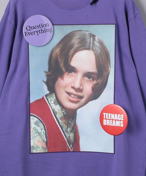 RAF SIMONS（ラフシモンズ）の「＜RAF SIMONS (ラフ シモンズ) ＞ GIRL IN RED/スウェット■■■（スウェット・メンズ・パープル・MEDIUM）」の6枚目の写真