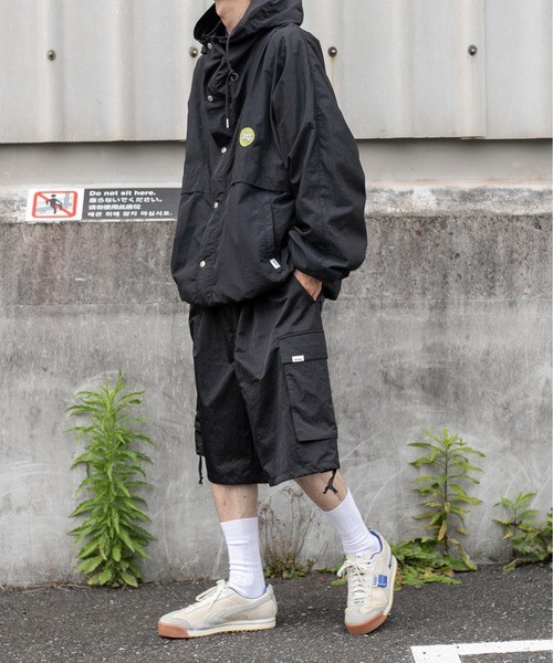 Perushu(ペルーシュ)の「ルーズカーゴハーフパンツ(その他パンツ・メンズ・ブラック/カーキ/オレンジ・SMALL/MEDIUM/LARGE)」の10枚目の写真