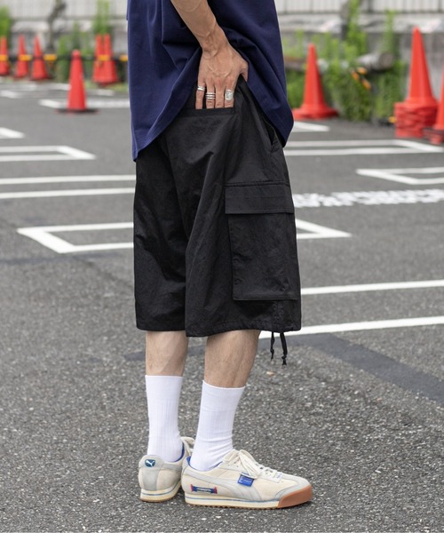 セール】ルーズカーゴハーフパンツ（カーゴパンツ）｜Perushu