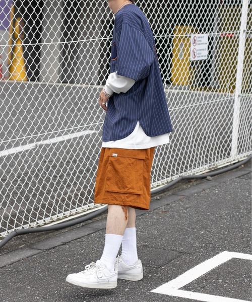 セール】ルーズカーゴハーフパンツ（カーゴパンツ）｜Perushu
