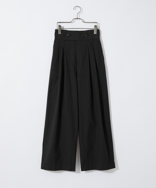 CIAOPANIC（チャオパニック）の「ハイウエストタックワイドパンツ（その他パンツ・レディース・ブラック/サックスブルー・SMALL/MEDIUM）」の2枚目の写真