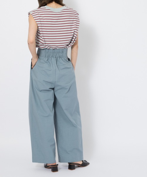 CIAOPANIC（チャオパニック）の「ハイウエストタックワイドパンツ（その他パンツ・レディース・ブラック/サックスブルー・SMALL/MEDIUM）」の19枚目の写真