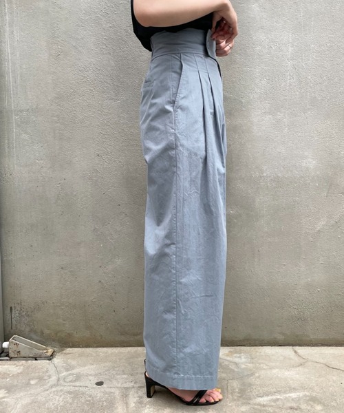 CIAOPANIC（チャオパニック）の「ハイウエストタックワイドパンツ（その他パンツ・レディース・ブラック/サックスブルー・SMALL/MEDIUM）」の22枚目の写真