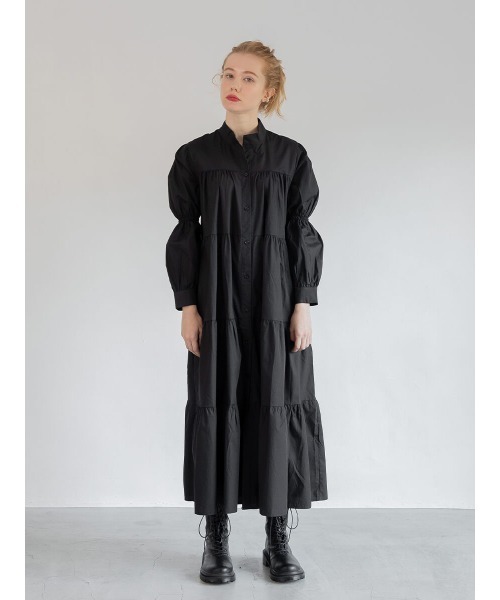 Ayla（アイラ）の「tierd shirt onepiece（シャツワンピース・レディース・ホワイト/ブラック・FREE）」の17枚目の写真