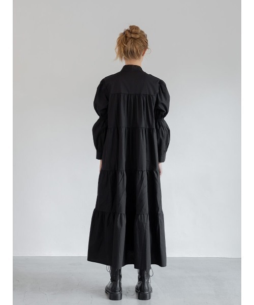 Ayla（アイラ）の「tierd shirt onepiece（シャツワンピース・レディース・ホワイト/ブラック・FREE）」の9枚目の写真