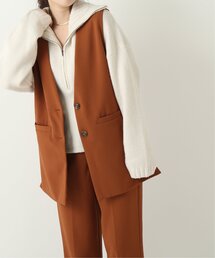 ダブルクロスノーカラージレ セットアップ可