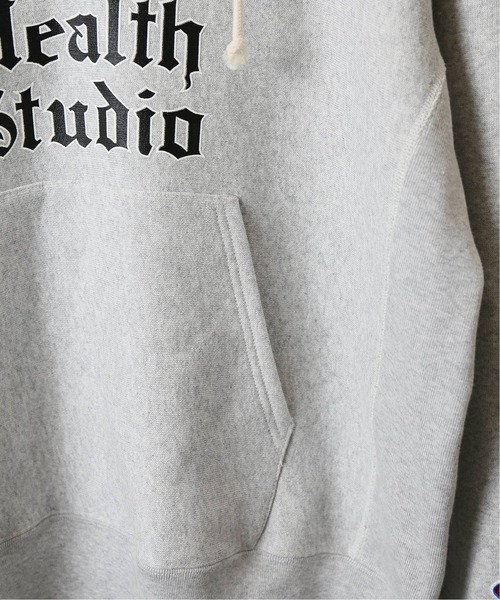 Champion(チャンピオン)の「【CHAMPION /チャンピオン】Reverse Weave ブロークンネックパーカー(パーカー・メンズ・ブラック/ネイビー/グレー/ナチュラル・MEDIUM/LARGE/X-LARGE)」の7枚目の写真