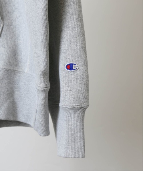 Champion(チャンピオン)の「【CHAMPION /チャンピオン】Reverse Weave ブロークンネックパーカー(パーカー・メンズ・ブラック/ネイビー/グレー/ナチュラル・MEDIUM/LARGE/X-LARGE)」の8枚目の写真