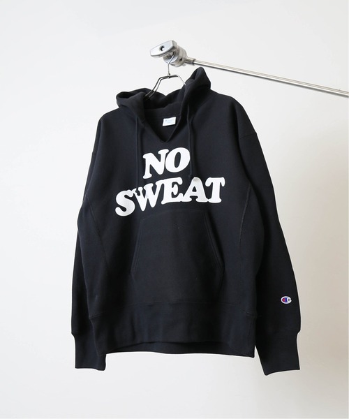Champion(チャンピオン)の「【CHAMPION /チャンピオン】Reverse Weave ブロークンネックパーカー(パーカー・メンズ・ブラック/ネイビー/グレー/ナチュラル・MEDIUM/LARGE/X-LARGE)」の11枚目の写真