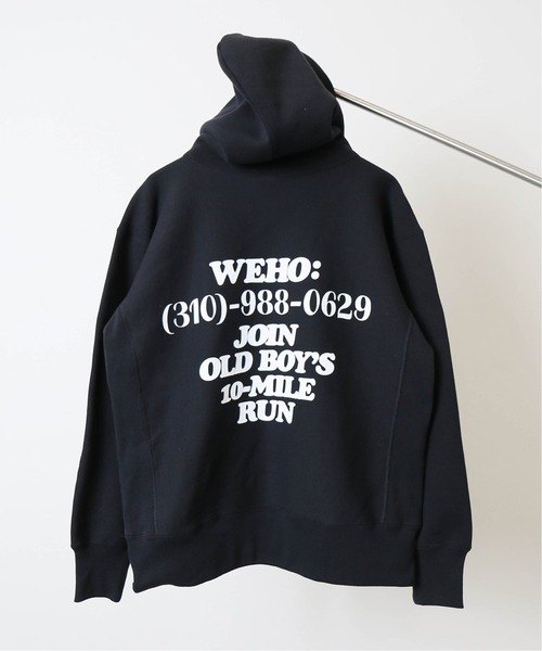 Champion(チャンピオン)の「【CHAMPION /チャンピオン】Reverse Weave ブロークンネックパーカー(パーカー・メンズ・ブラック/ネイビー/グレー/ナチュラル・MEDIUM/LARGE/X-LARGE)」の12枚目の写真