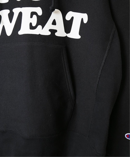 Champion(チャンピオン)の「【CHAMPION /チャンピオン】Reverse Weave ブロークンネックパーカー(パーカー・メンズ・ブラック/ネイビー/グレー/ナチュラル・MEDIUM/LARGE/X-LARGE)」の14枚目の写真