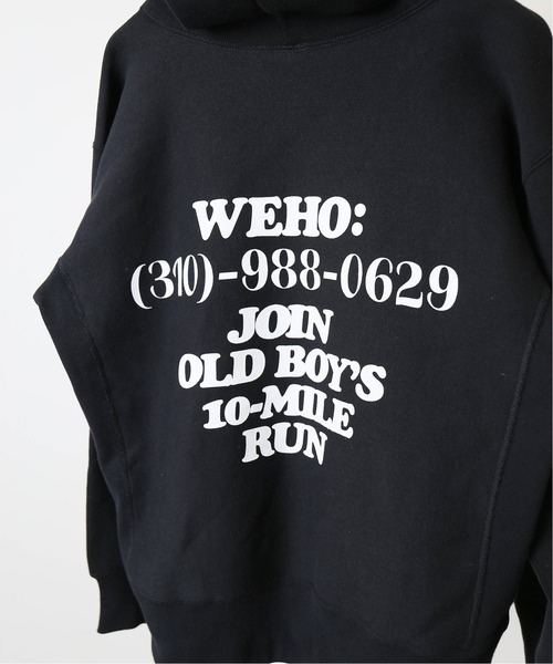 Champion(チャンピオン)の「【CHAMPION /チャンピオン】Reverse Weave ブロークンネックパーカー(パーカー・メンズ・ブラック/ネイビー/グレー/ナチュラル・MEDIUM/LARGE/X-LARGE)」の16枚目の写真