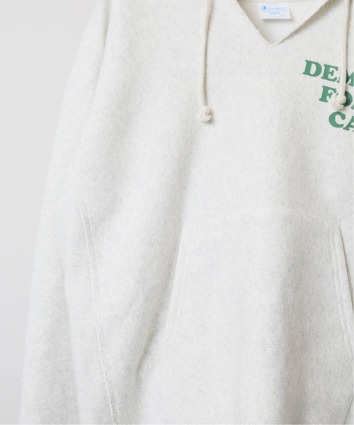 Champion(チャンピオン)の「【CHAMPION /チャンピオン】Reverse Weave ブロークンネックパーカー(パーカー・メンズ・ブラック/ネイビー/グレー/ナチュラル・MEDIUM/LARGE/X-LARGE)」の19枚目の写真