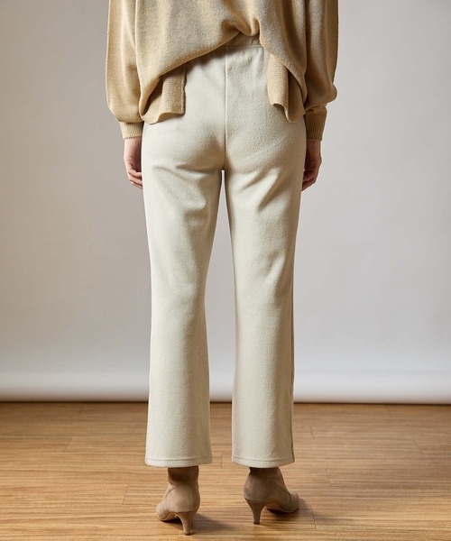 OUVRAGE CLASSE(ウヴラージュクラス)の「ブークレサイドスリットパンツ(その他パンツ・レディース・チャコールグレー/ライトグレー/ブラック・FREE)」の14枚目の写真