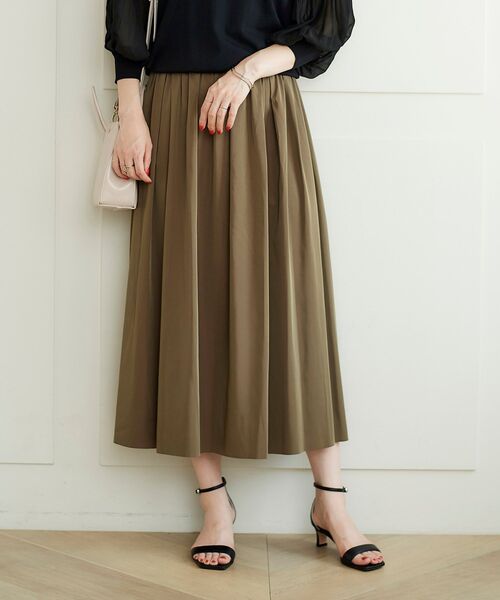 le.coeur blanc（ルクールブラン）の「リバーシブルタフタギャザースカート（スカート・レディース・ベージュ/ダークグレー/ボルドー・38/36）」の22枚目の写真