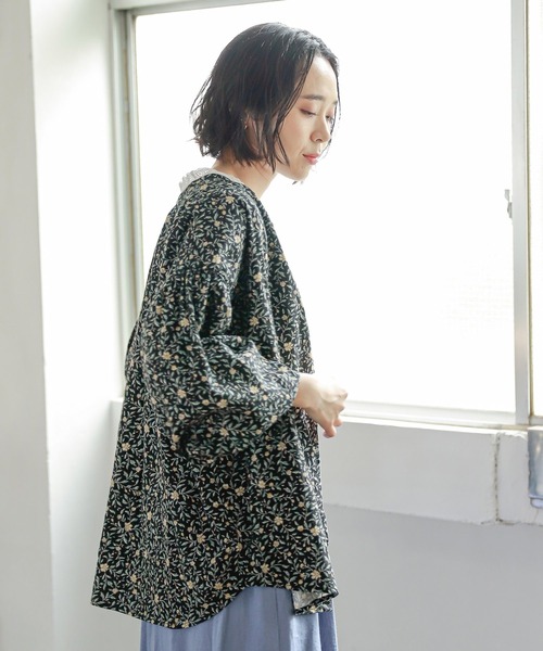 studio CLIP（スタディオクリップ）の「サラサラ快適ギャザーブラウス（シャツ/ブラウス・レディース・サックスブルー/ピンク/その他1/その他2・FREE）」の9枚目の写真