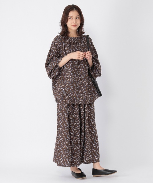 studio CLIP（スタディオクリップ）の「サラサラ快適ギャザーブラウス（シャツ/ブラウス・レディース・サックスブルー/ピンク/その他1/その他2・FREE）」の12枚目の写真