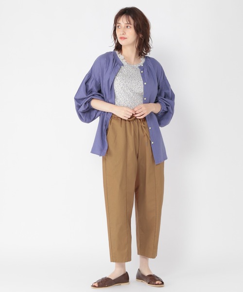 studio CLIP（スタディオクリップ）の「サラサラ快適ギャザーブラウス（シャツ/ブラウス・レディース・サックスブルー/ピンク/その他1/その他2・FREE）」の16枚目の写真