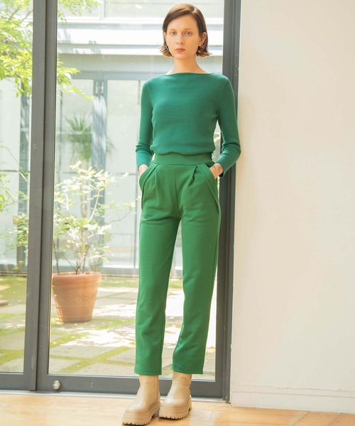 ANT（アント）の「セブンスリーブリブニット【ANT】（ニット/セーター・レディース・ブラック/グリーン/アイボリー/マスタード・FREE）」の21枚目の写真