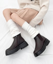 Shoes in Closet（シューズインクローゼット）の「軽量厚底 サイドゴア ショートブーツ 2808（ブーツ）」