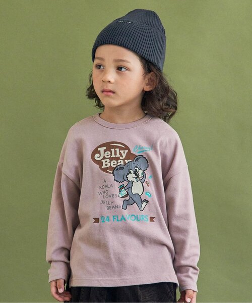 BREEZE(ブリーズ)の「WEB限定 プリントロンT(Tシャツ/カットソー・キッズ・グリーン/ピンク/ブラック・100/110/90/120/130/140/80)」の2枚目の写真