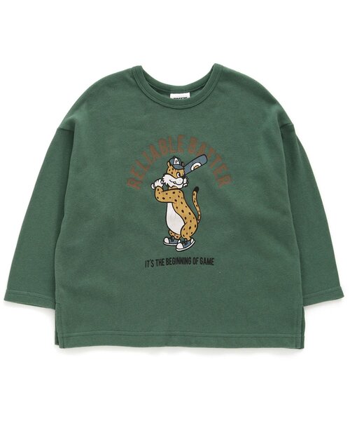 BREEZE(ブリーズ)の「WEB限定 プリントロンT(Tシャツ/カットソー・キッズ・グリーン/ピンク/ブラック・100/110/90/120/130/140/80)」の3枚目の写真