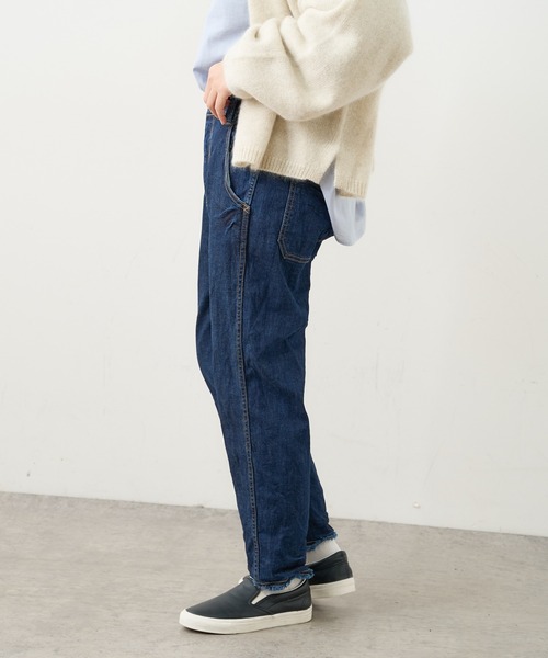 PUAL CE CIN（ピュアルセシン）の「オーガニックデニムパンツ（デニムパンツ・レディース・ブラック/グレー/インディゴブルー/ナチュラル・FREE）」の12枚目の写真