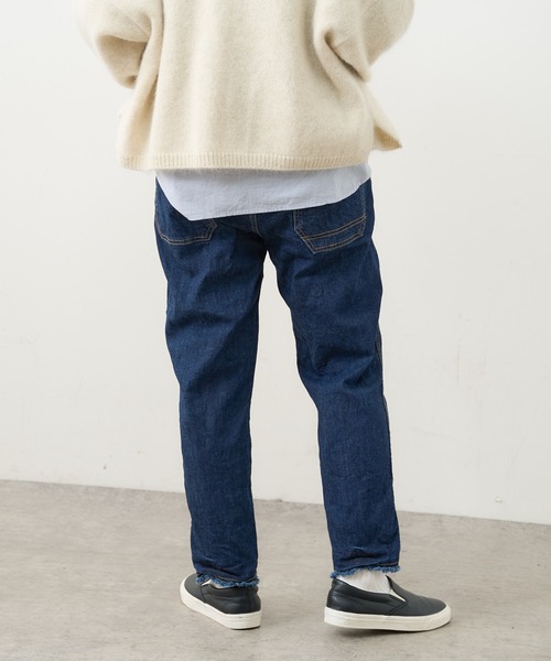 PUAL CE CIN（ピュアルセシン）の「オーガニックデニムパンツ（デニムパンツ・レディース・ブラック/グレー/インディゴブルー/ナチュラル・FREE）」の13枚目の写真