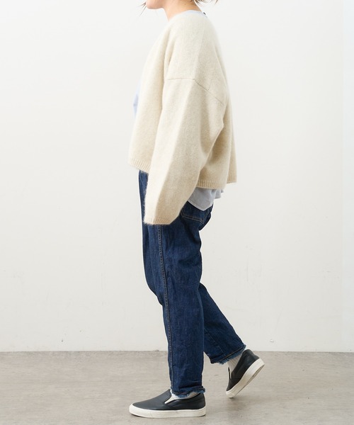 PUAL CE CIN（ピュアルセシン）の「オーガニックデニムパンツ（デニムパンツ・レディース・ブラック/グレー/インディゴブルー/ナチュラル・FREE）」の15枚目の写真