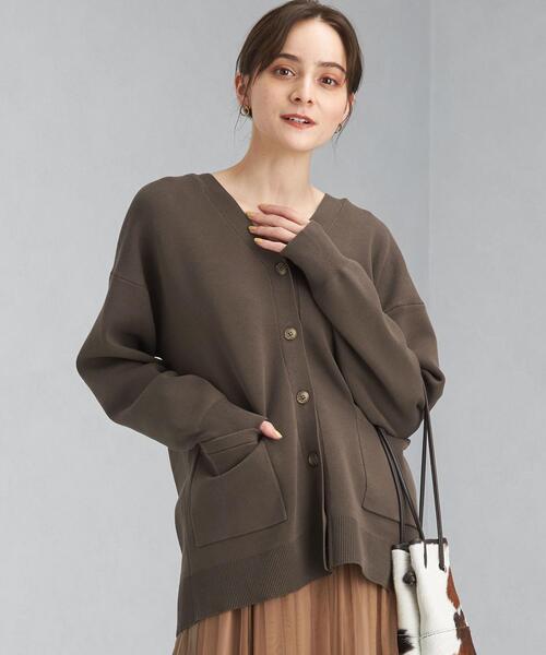 新同✩横断デザイン✩リバーシブル✩ウィーゼルミンク＆レッキス✩ダークバーガンディ green label relaxing（グリーンレーベルリラクシング）の「スムース