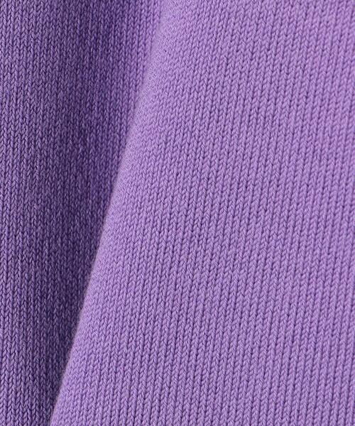green label relaxing（グリーンレーベルリラクシング）の「スムース パッチ カーディガン -ウォッシャブル-（カーディガン/ボレロ・レディース・パープル/ナチュラル/モカ・FREE）」の18枚目の写真